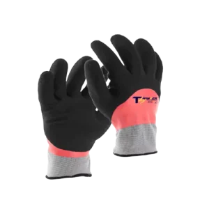 Black red and grey Thermal Gloves
